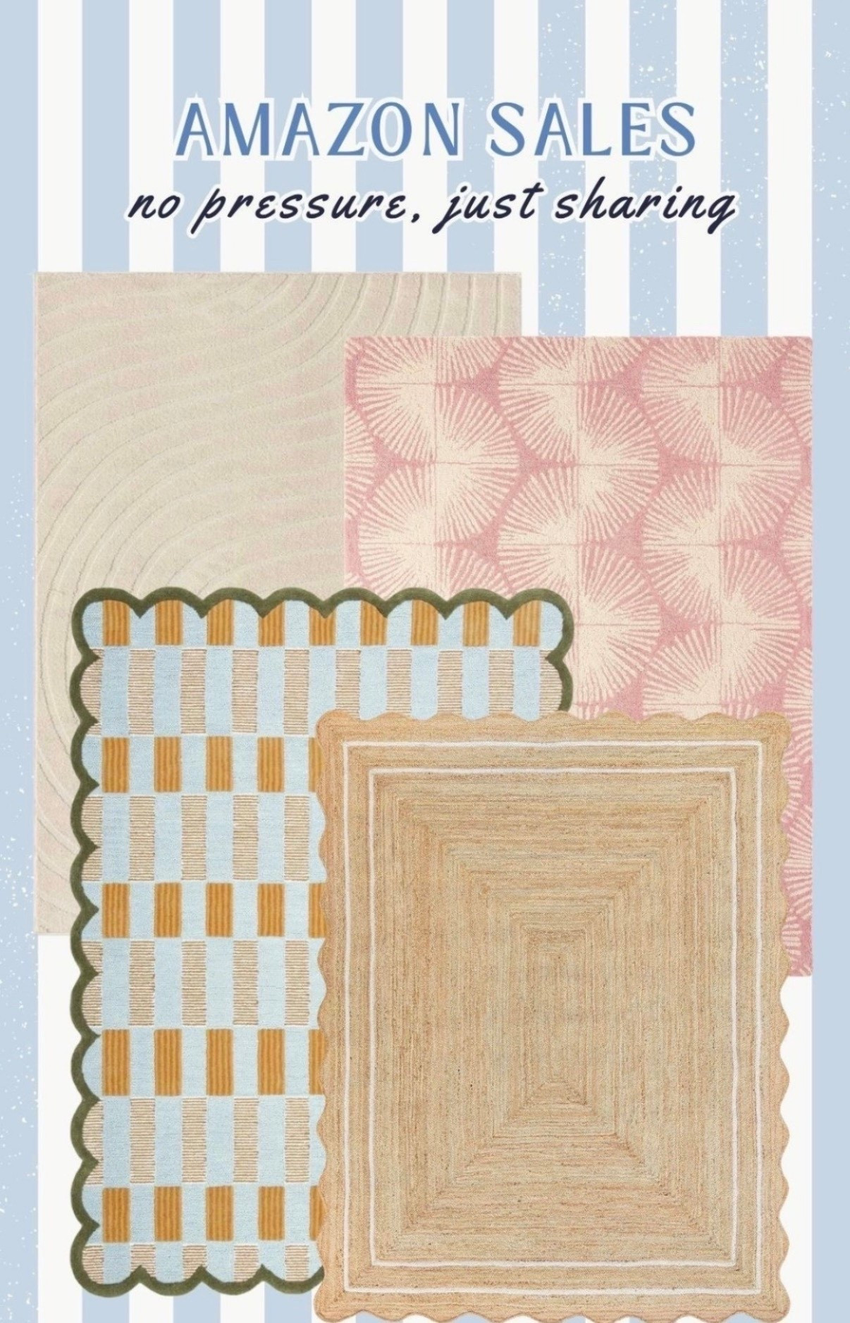 Amazon aesthetic/trendy/modern rugs on sale for spring sale week!!! Loving these 🫶🏼🫶🏼