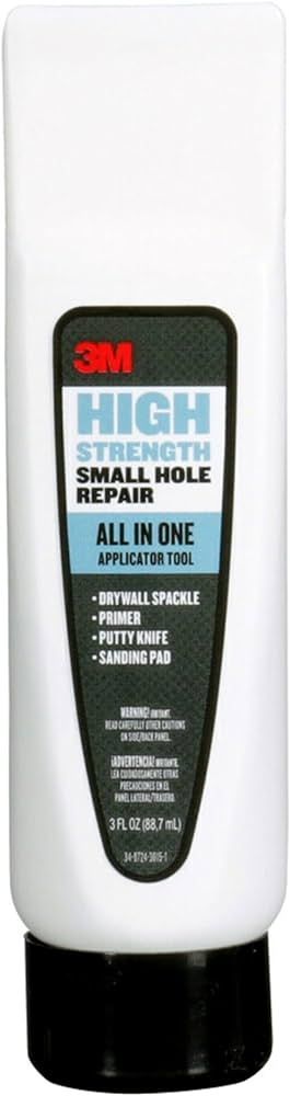 3M Small Hole Repair High Strength, All in One Applicator Tool, 1-Pack, Quick and Easy Repair for... | Amazon (US)