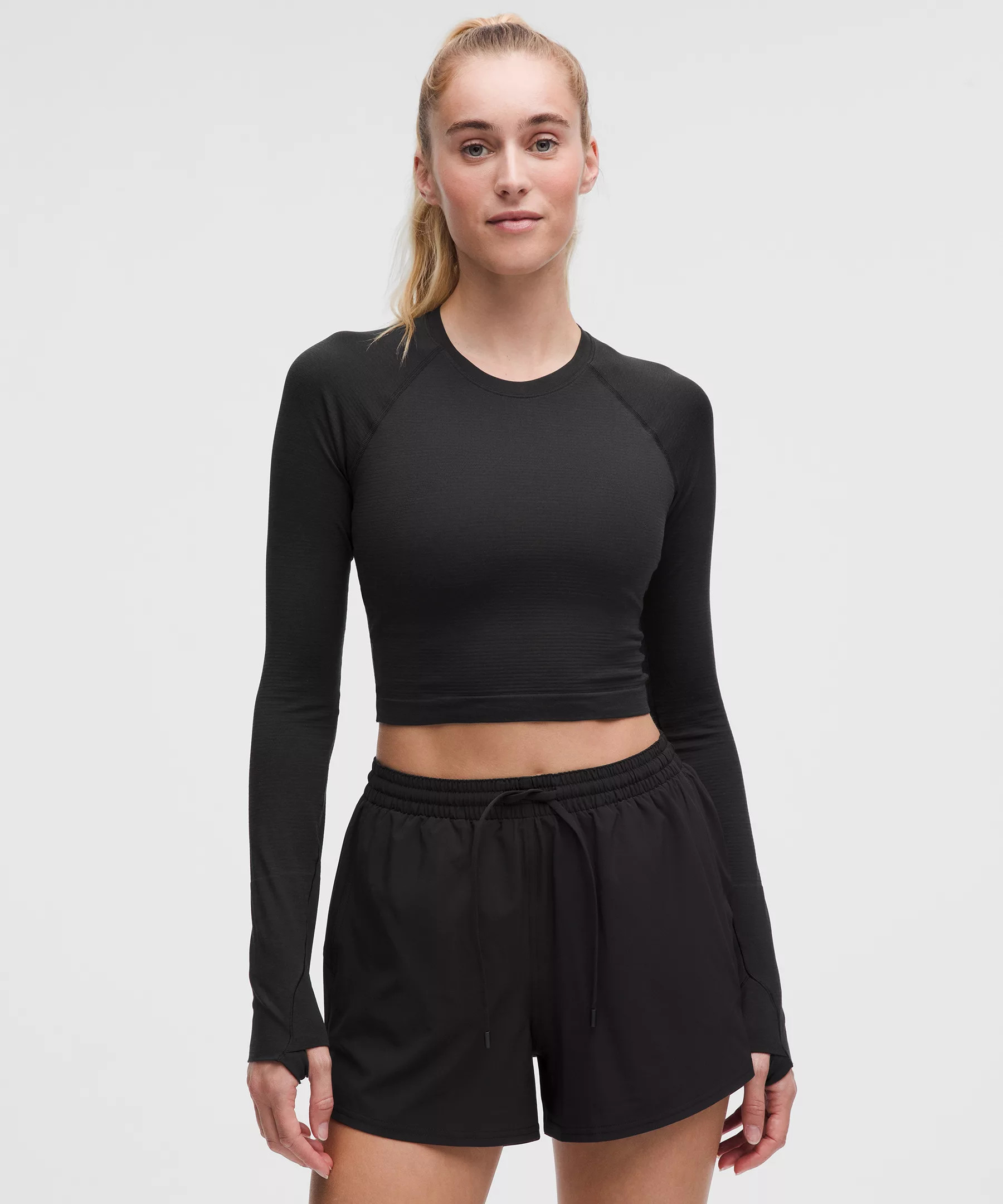 Swiftly Tech Cropped Long-Sleeve Shirt 2.0 | Lululemon (US)