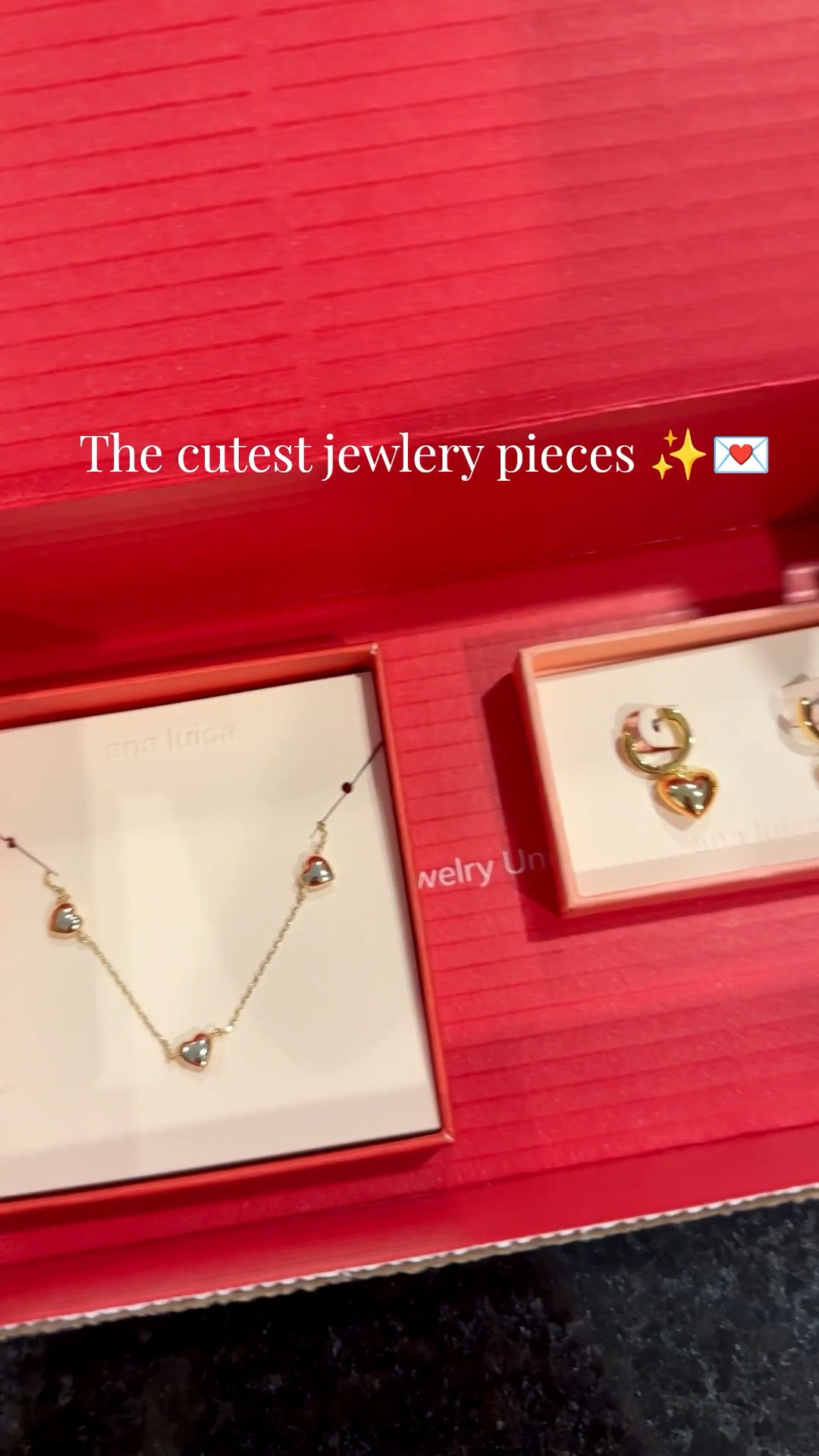 Love this necklace and earrings from @analuisa  ✨💌

#LTKSeasonal #LTKU #LTKValentine