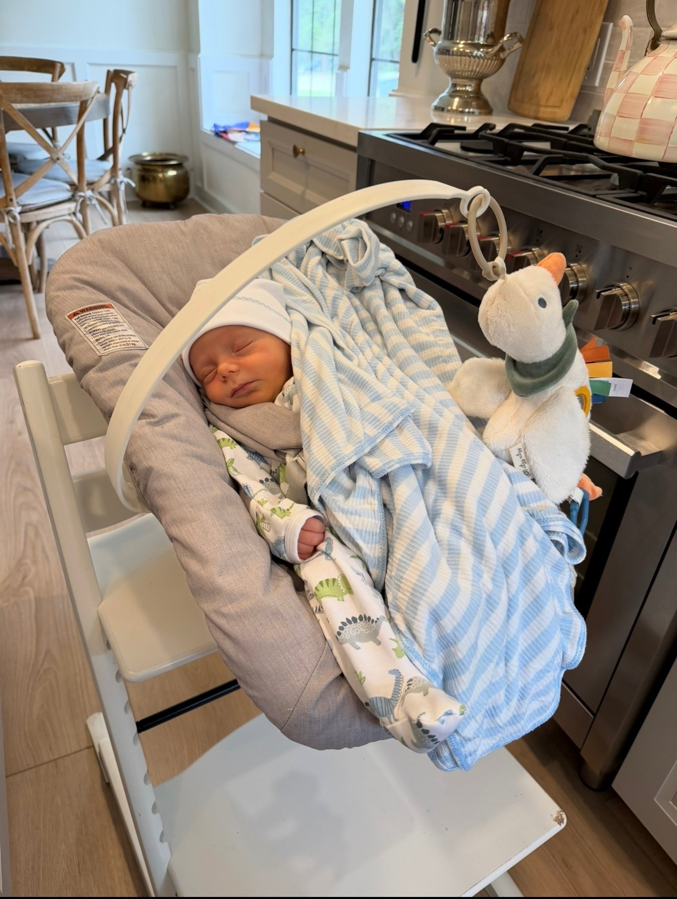 If I could convince you to buy one baby product, this would be it! I love that I can pull my newborn up to me when I’m in the kitchen cooking or eating dinner with our family. These high chairs grow with your child! 

#LTKHome #LTKKids #LTKBaby