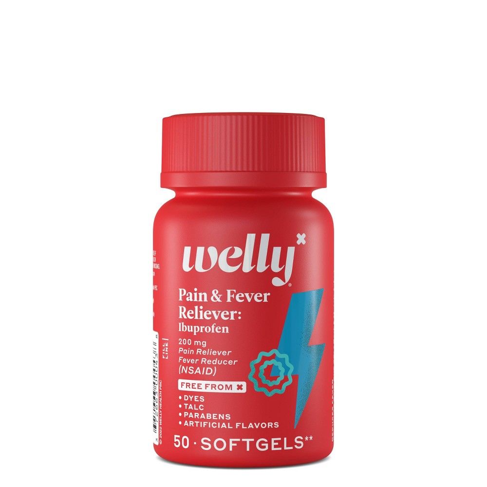 Welly Ibuprofen Pain and Fever Reliever Softgels (NSAID) - 50ct | Target