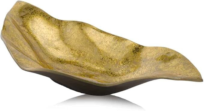 Modern Day Accents 4405 Metalico Hoja Tray, Bowl, Bronze and Gold Decor, Home Decor, Office Decor... | Amazon (US)