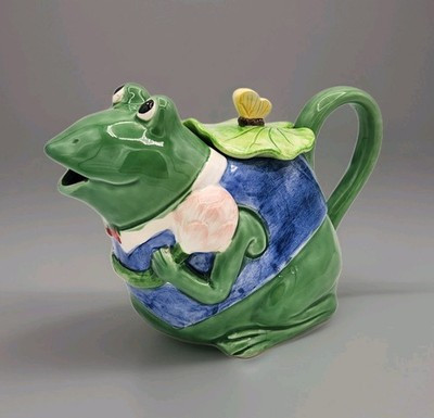 VTG Otagiri Japan Mary Ann Baker FREDDY THE FROG Kitschy Hand Painted Teapot | eBay US