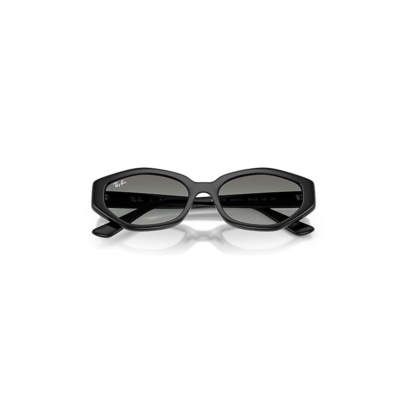 Ray-Ban Rb4473d Sunglasses Black Frame Grey Lenses 56-18 | Ray-Ban (US)