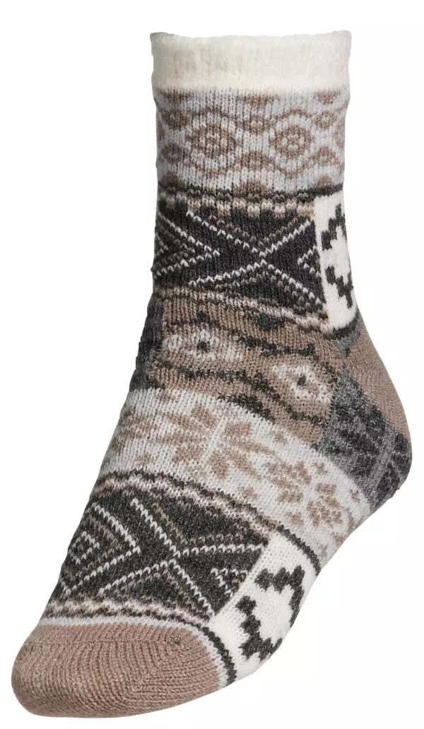 Northeast Outfitters Women's Cozy Cabin Nordic Patchwork Socks | Dick's Sporting Goods