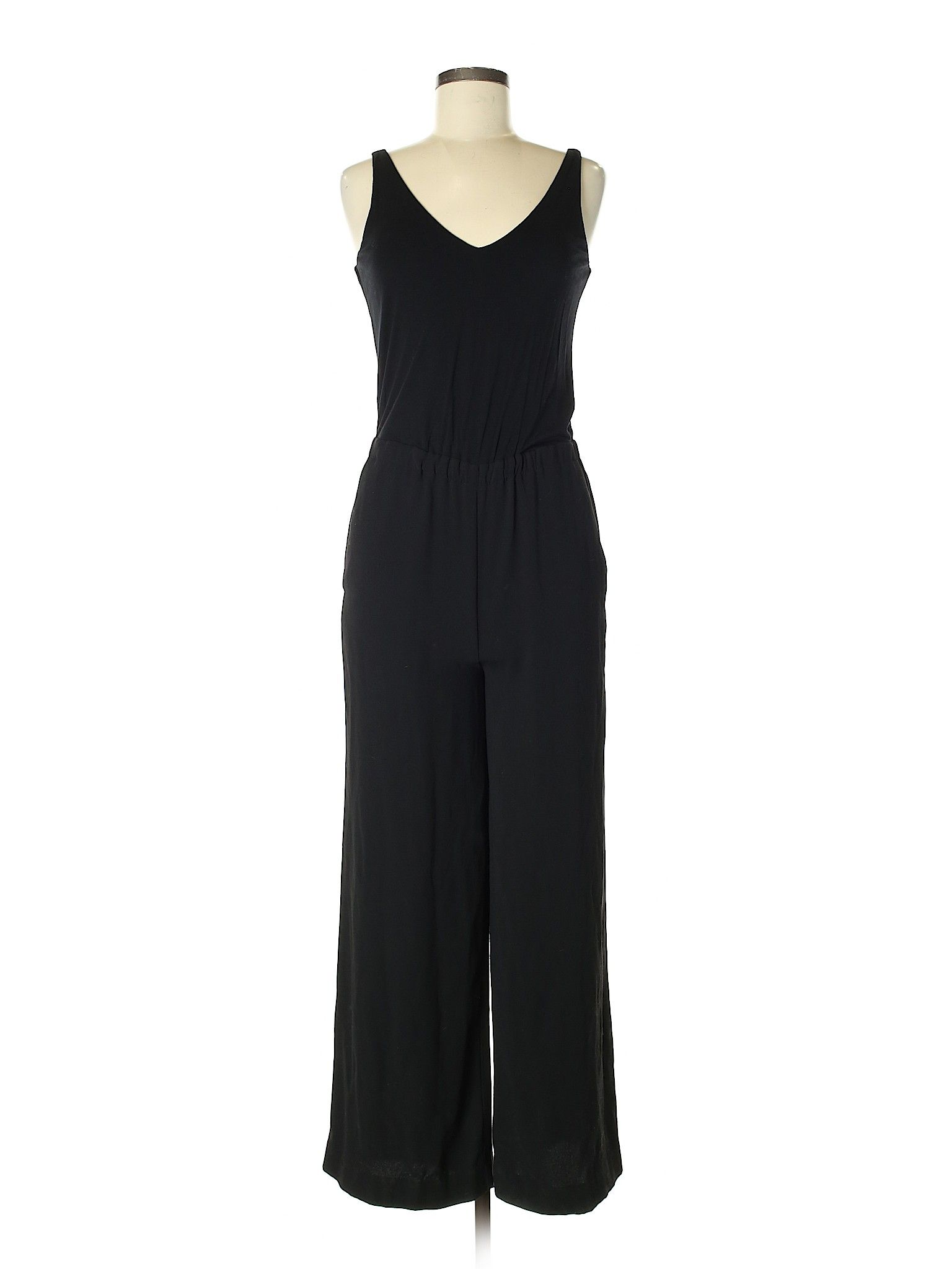 Ann Taylor LOFT Jumpsuit Size 0: Black Women's Dresses - 45321968 | thredUP