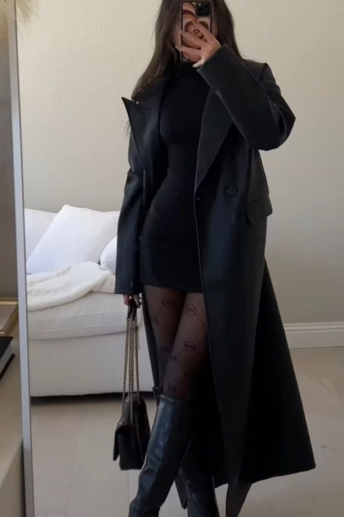 🖤does this still count as a monochromatic outfit ?🖤 super elegant and simple outfit✨✨ it’s giving Sofia Richie 

#LTKFind #LTKstyletip #LTKSeasonal