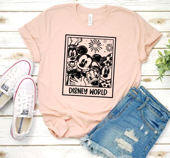 Mickey and the Gang T-shirt  Disney World  Disneyland | Etsy | Etsy (US)