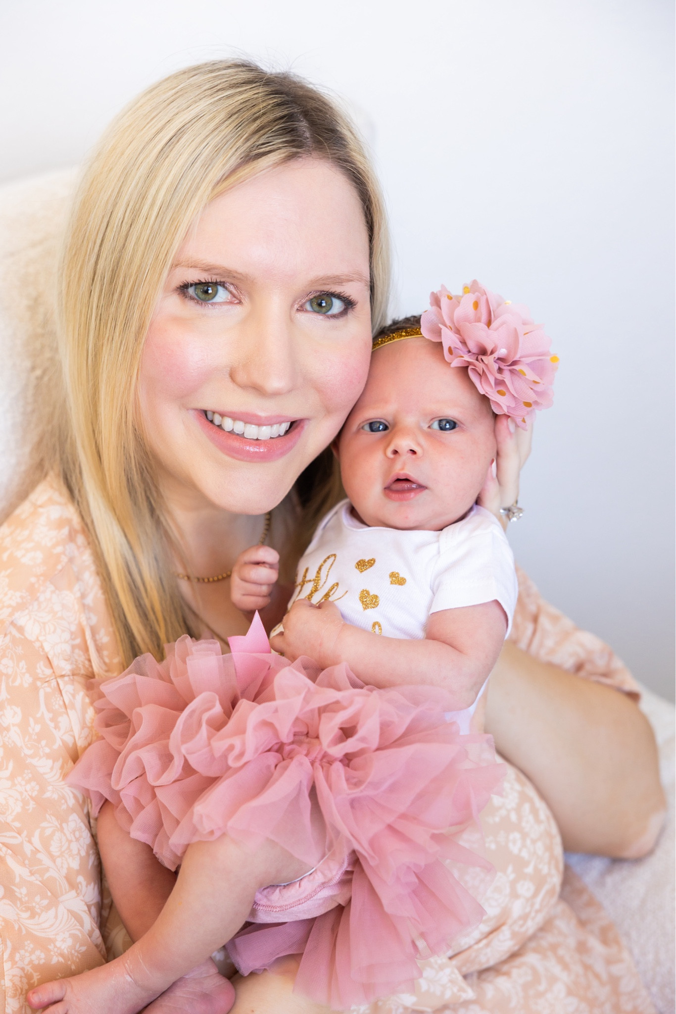 This newborn outfit was absolutely gorgeous for Arabella’s newborn photoshoot! I also love this maxi dress which worked well for early postpartum days and beyond. The dress is breastfeeding friendly, too.

I also linked more  baby favorites!

newborn baby girl outfit, little sister baby outfits with headband, newborn photos, newborn girl photo, mom and daughter 

#LTKFindsUnder50 #LTKBaby #LTKFamily