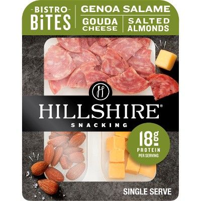 Hillshire Farm Snacking Bistro Bites with Genoa Salami, Gouda & Salted Almonds - 2.8oz | Target
