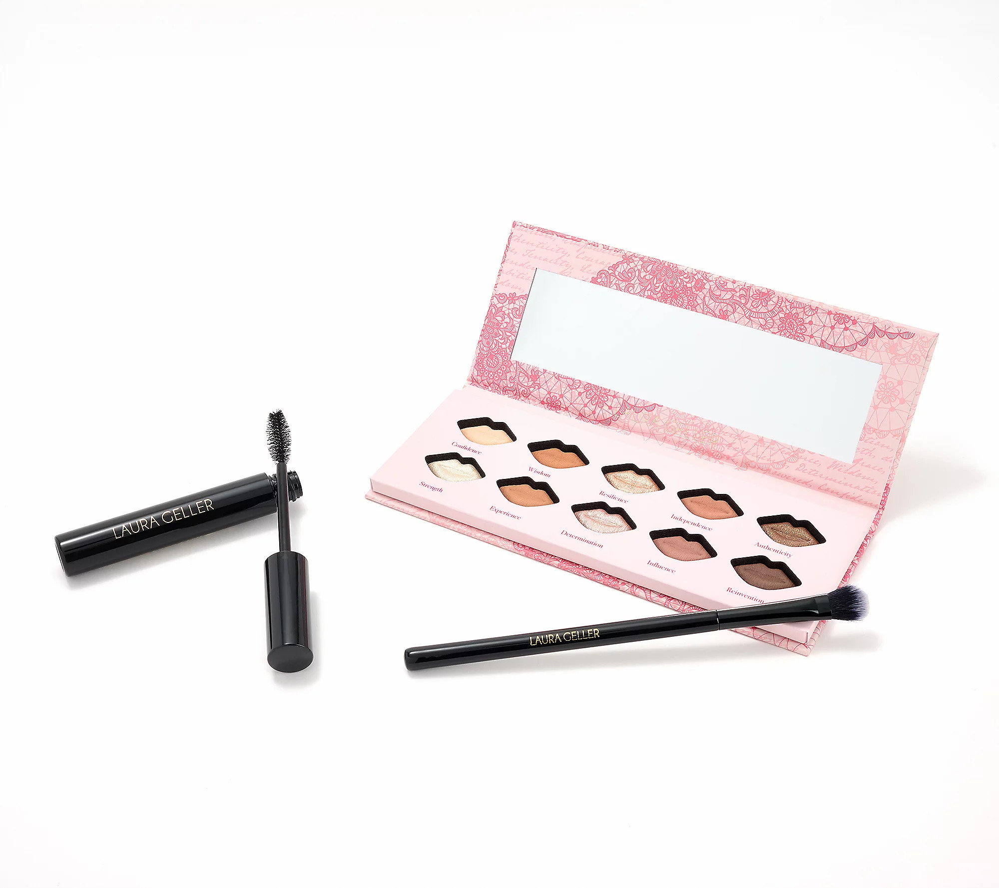Laura Geller 10-Well Eyeshadow Palette with Mascara & Brush | QVC