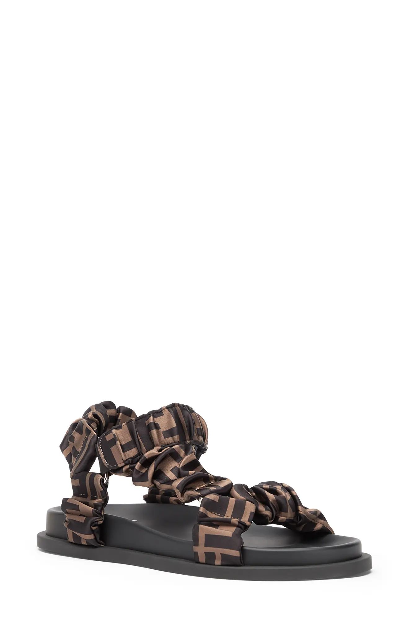 Fendi Feel Logo Sport Sandal in Tobacco at Nordstrom, Size 6.5Us | Nordstrom