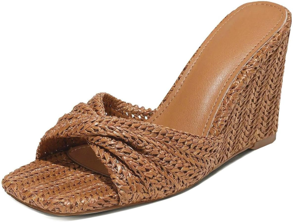 Elegant Twist Design: Featuring a stylish twist bow detail on the upper, the sandals add a touch ... | Amazon (US)