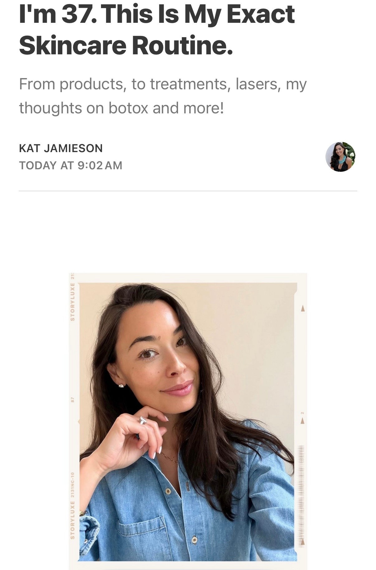 My skincare routine on Substack 🤍 Beauty, makeup, skin, face cream, moisturizer, tanner, bronzer, glowy makeup. 

#LTKstorytime #LTKselfcare #LTKBeauty