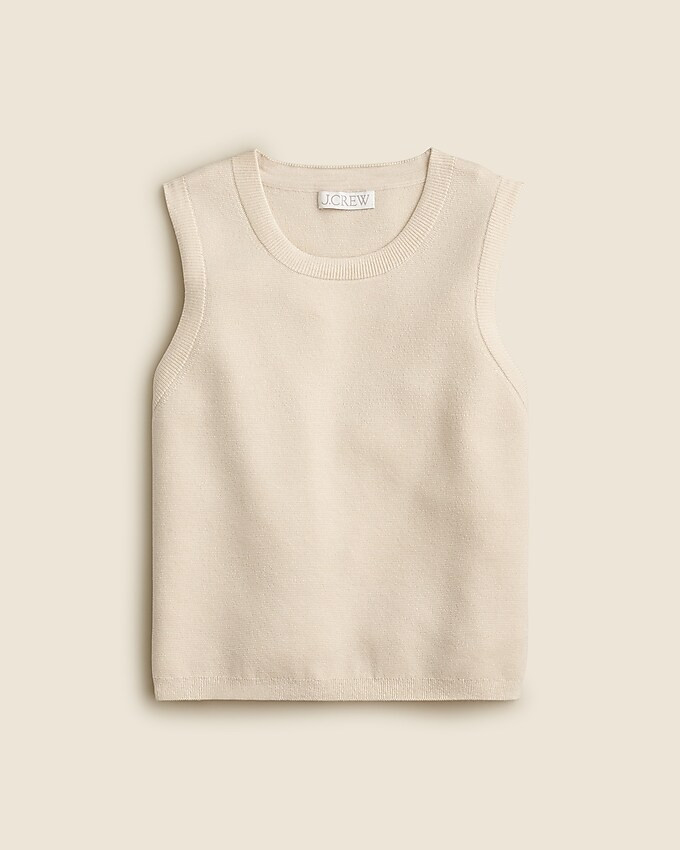 Sweater shell in TENCEL™ lyocell blend. | J. Crew US