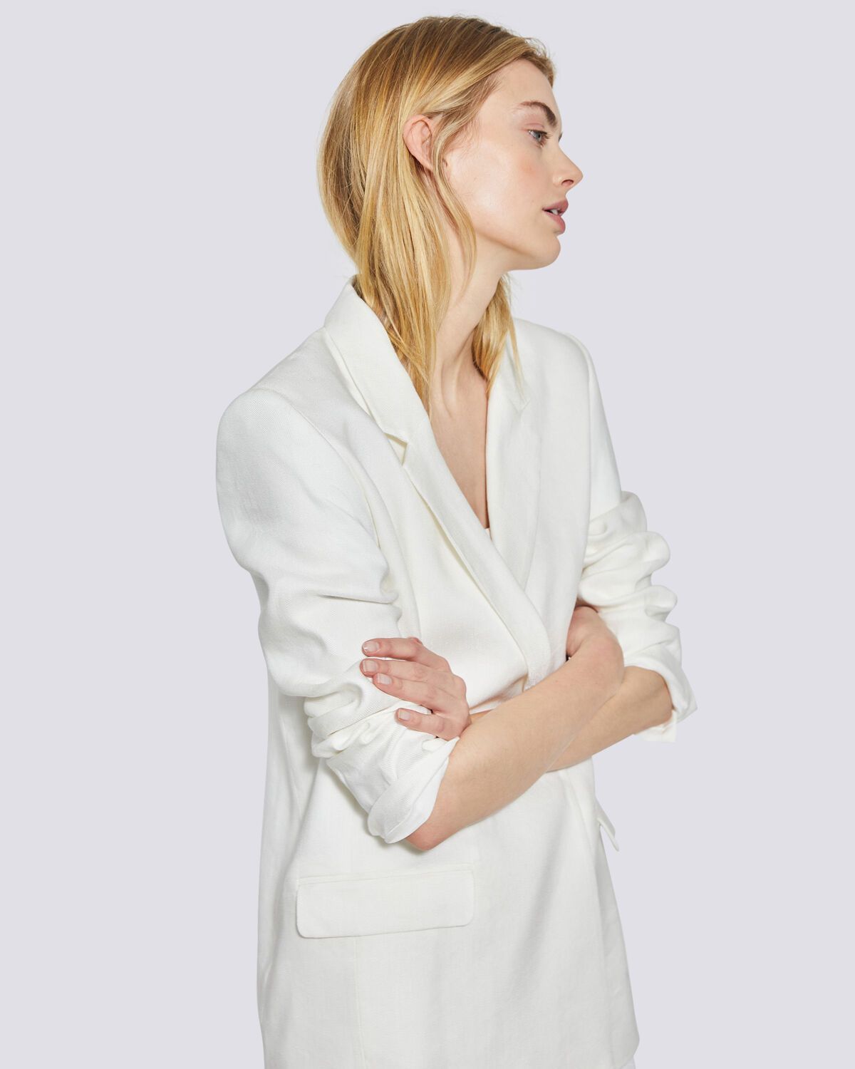 CASSIUS OVERSIZED DOUBLE BREASTED BLAZER JACKET | IRO