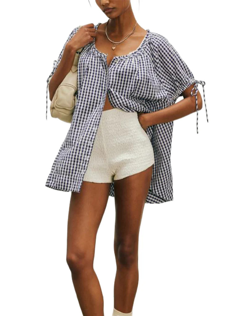 Free People Farley Gingham Tunic | JAYNE