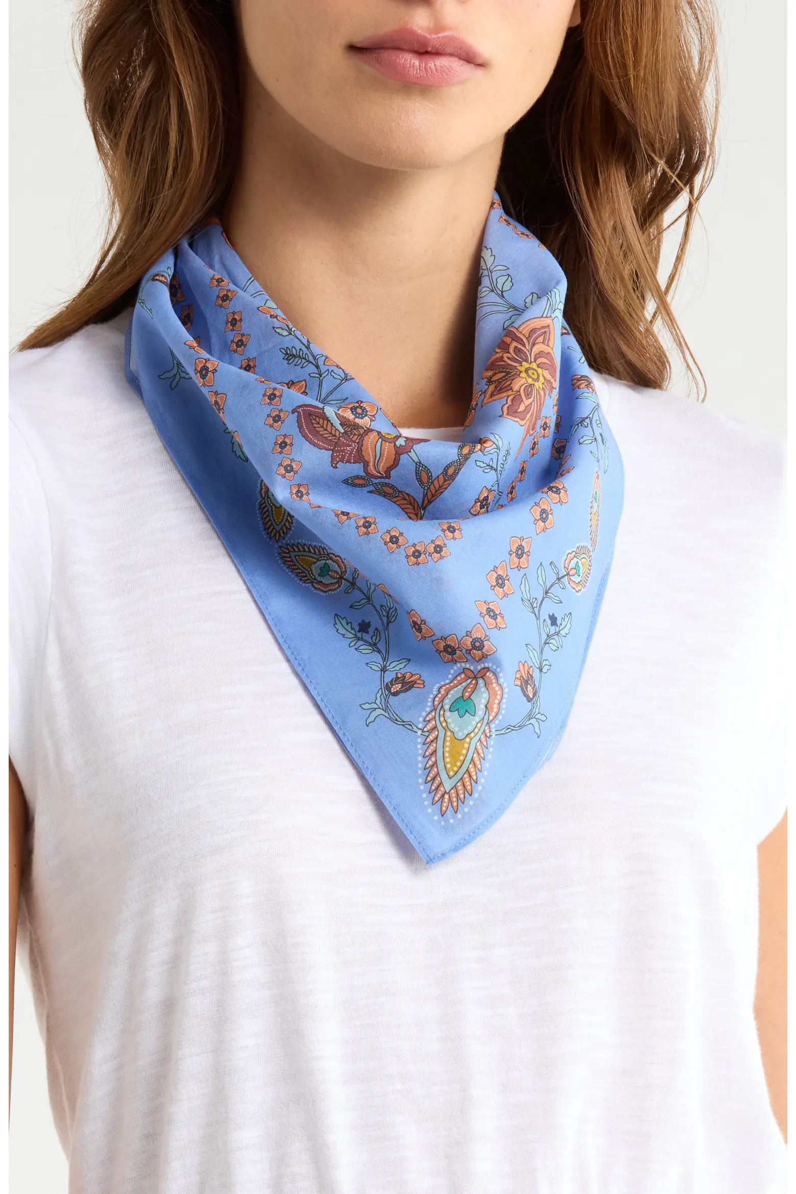 Treasure & Bond Pottery Floral Square Bandana (Women) | Nordstrom | Nordstrom