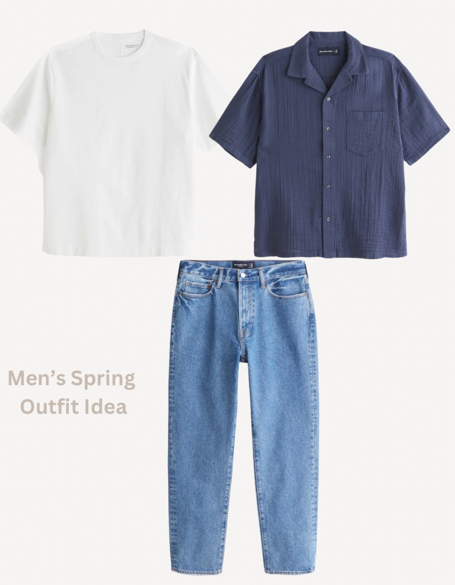 Men’s spring outfit idea, men’s spring outfit, men’s summer outfit. Resort wear, resort outfit, causal men’s outfit, linen blend shirt, Abercrombie for him. Light denim jeans. 

#LTKmens #LTKFind #LTKSeasonal
