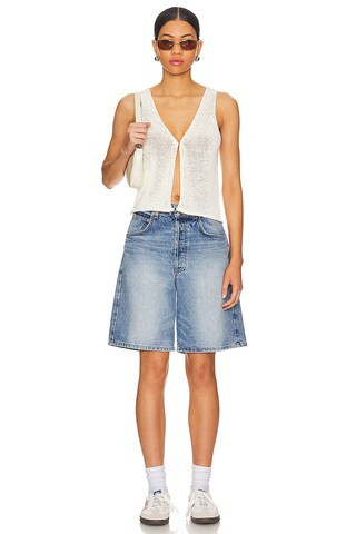 Jade Knit Top in Ivory | Revolve Clothing (Global)