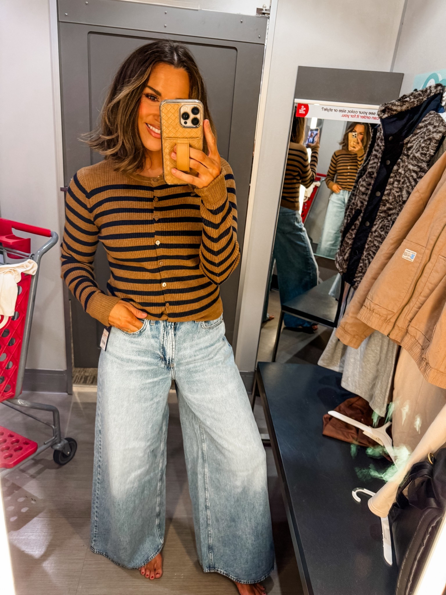 Cardigan size small
Jeans size 6

#LTKStyleTip #LTKOver40 #LTKFindsUnder50