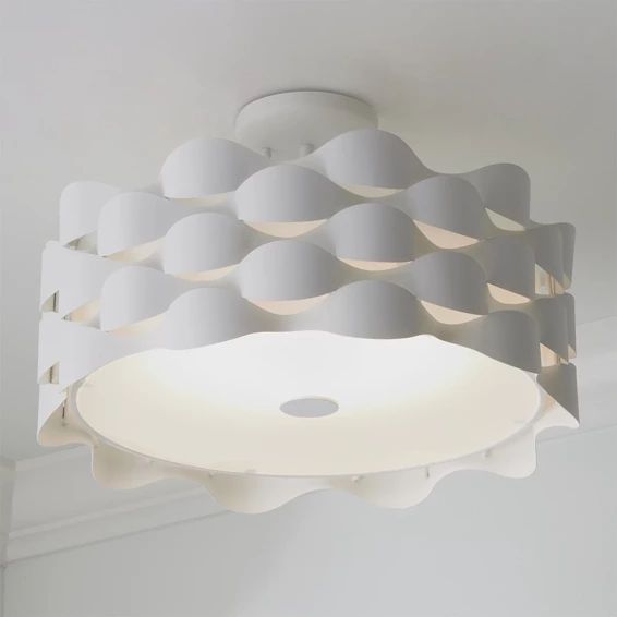 Modern Waves LED Ceiling Light | Shades of Light