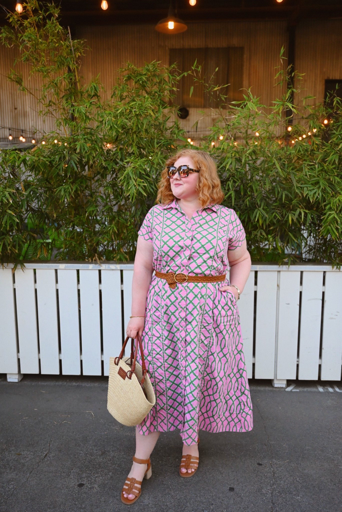Belk Crown & Ivy Dress Outfit 🩷💚

Dress size XL
Lane Bryant plus size belt
Sezane Justine Basket Bag
Vionic wide fit sandals

Plus size outfit, size 16, size 18, pink and green outfit, straw bag, wide fit shoes

#LTKSummerEdit #LTKItBag #LTKMidsize