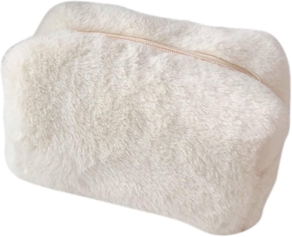 Cymwer Large Capacity Pencil Case Cute Fluffy Cosmetic Pen Storage Bag for Students Girls Adults | Amazon (DE)