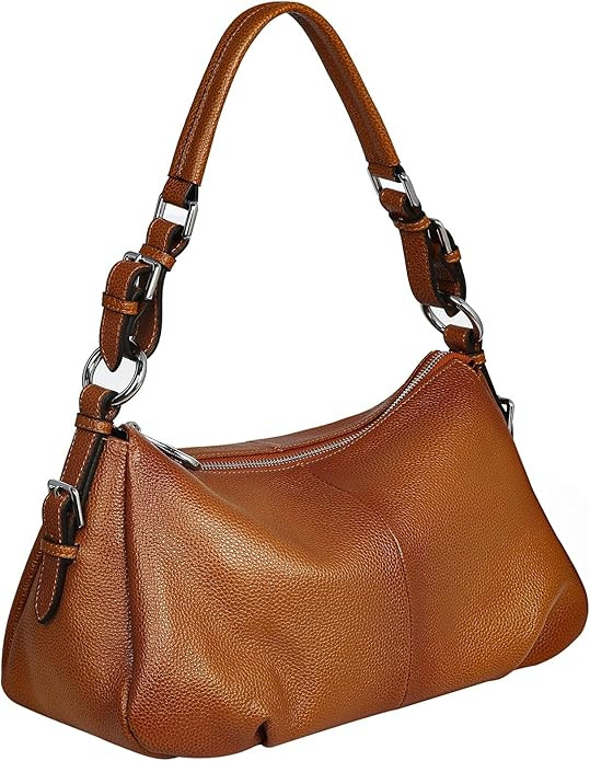 HESHE Leather Purses for Women Shoulder Bag Designer Handbags Soft Hobo Purse Crossbody Bags Ladi... | Amazon (CA)