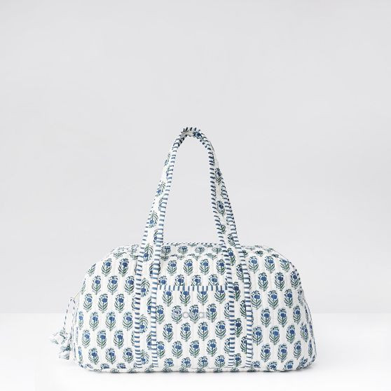 Block Print Duffle Bag | Mark and Graham