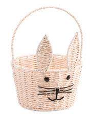16in Bunny Basket With Pom Pom Tail | Baskets & Storage | Marshalls | Marshalls