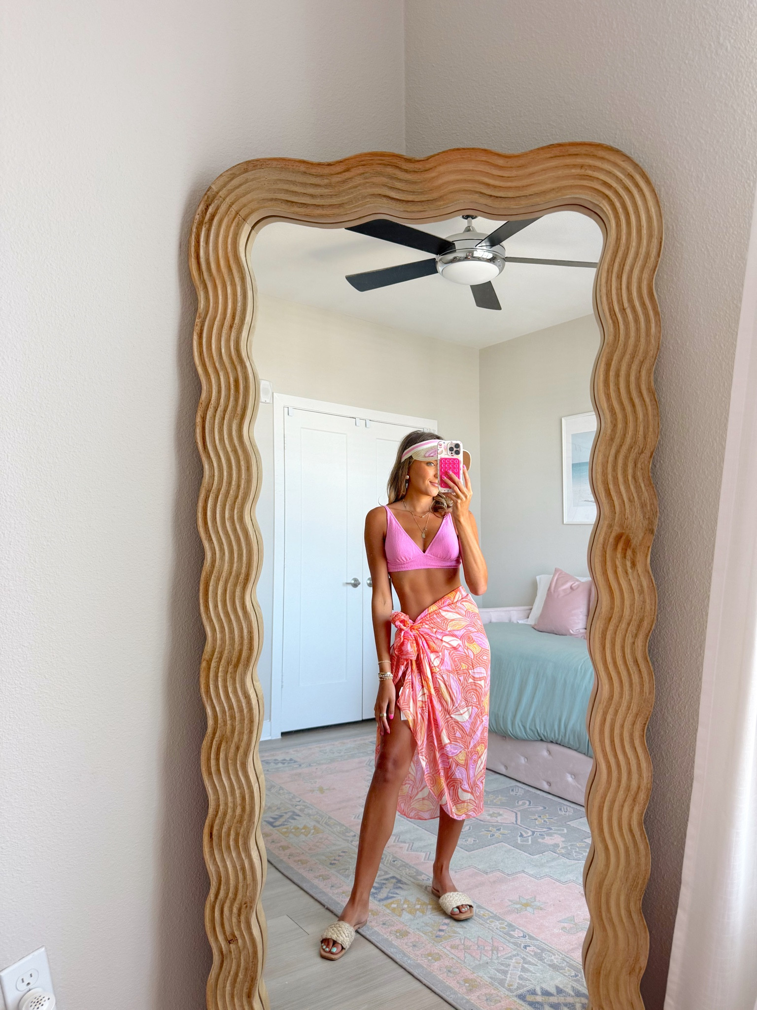 spring outfit ideas / vacation outfit ideas from Walmart all under $35! wearing an XA in swimsuits, tops and beach coverups 💕