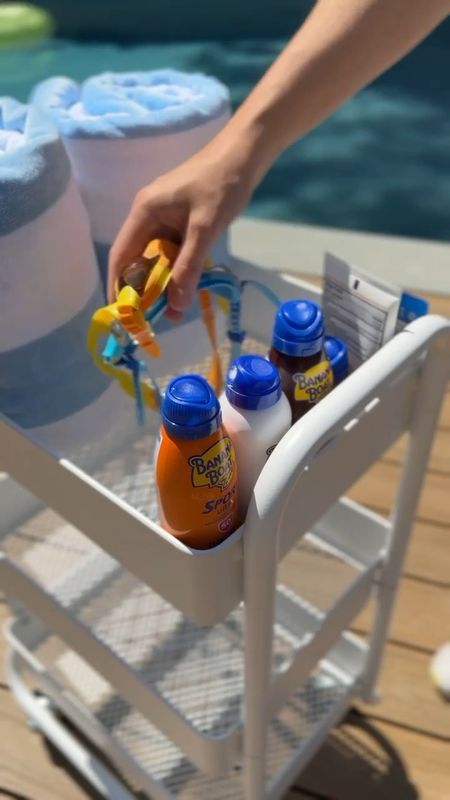 This poolside cart is going to be a staple in our household this summer. It stores all of our sunscreen, pool toys and towels; and can easily be rolled around the deck. There’s a ton of ways that you can use this cart to organize around your home👏🏼 

patio decor, porch setup, outdoor furniture, target outdoor finds, spring home decor, outdoor living, patio living, deck organization, poolside, pool toy organization, pool hacks, Amazon find, Amazon home, Walmart find, target find, target home, Amazon must have, Amazon home decor, classic home decor, home decor find, home decor inspiration, interior design, budget finds, organization tips, beautiful spaces, home hacks, shoppable inspiration, curated styling, Affordable home decor, budget home decor, patio refresh, deck refresh, home refresh, looks for less, home hack, home decor find

#LTKSummerSales #LTKVideo #LTKSeasonal