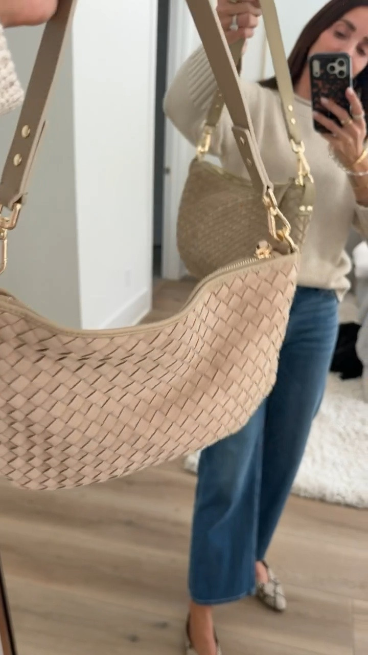 This woven suede shoulder bag is such a chic neutral for fall and an easy way to elevate everyday outfit.

sweater size M

suede shoulder bag, woven suede bag, neutral fall bag, designer inspired bag, fall handbag, everyday shoulder bag, neutral accessories, fall accessories, elevated everyday style, affordable designer style

#LTKSaleAlert #LTKOver40