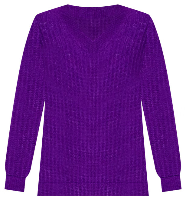 Women's Wool-Blend Ribbed V-Neck Sweater | Macy's