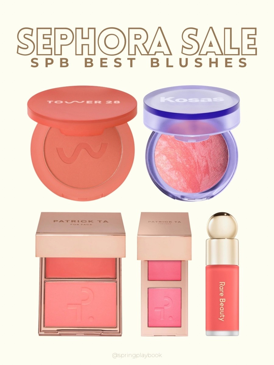 My favorite blushes as a Light Spring!
Tower28
Kosas
Patrick Ta
Rare Beauty

@Sephora  Sale | Spring Makeup | Spring Blush

#LTKBeauty #LTKgrwm #LTKSaleAlert