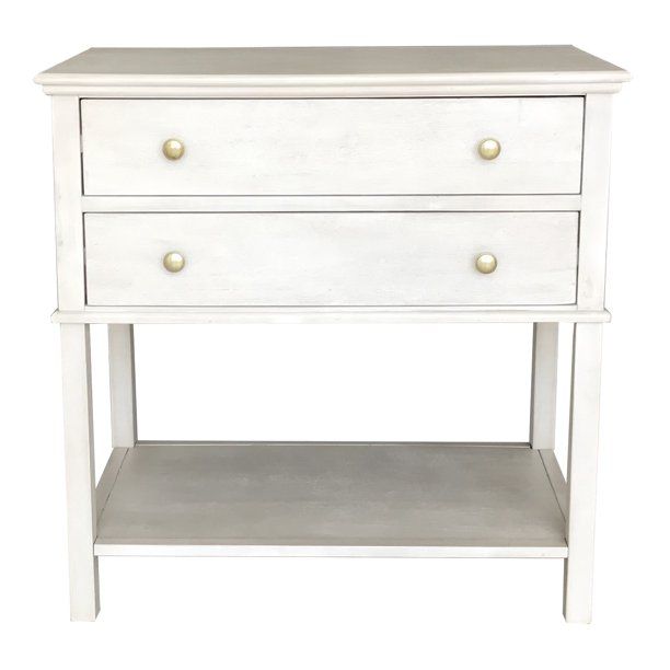 Decor Therapy Thomas 2-Drawer Nightstand, Multiple Finishes - Walmart.com | Walmart (US)