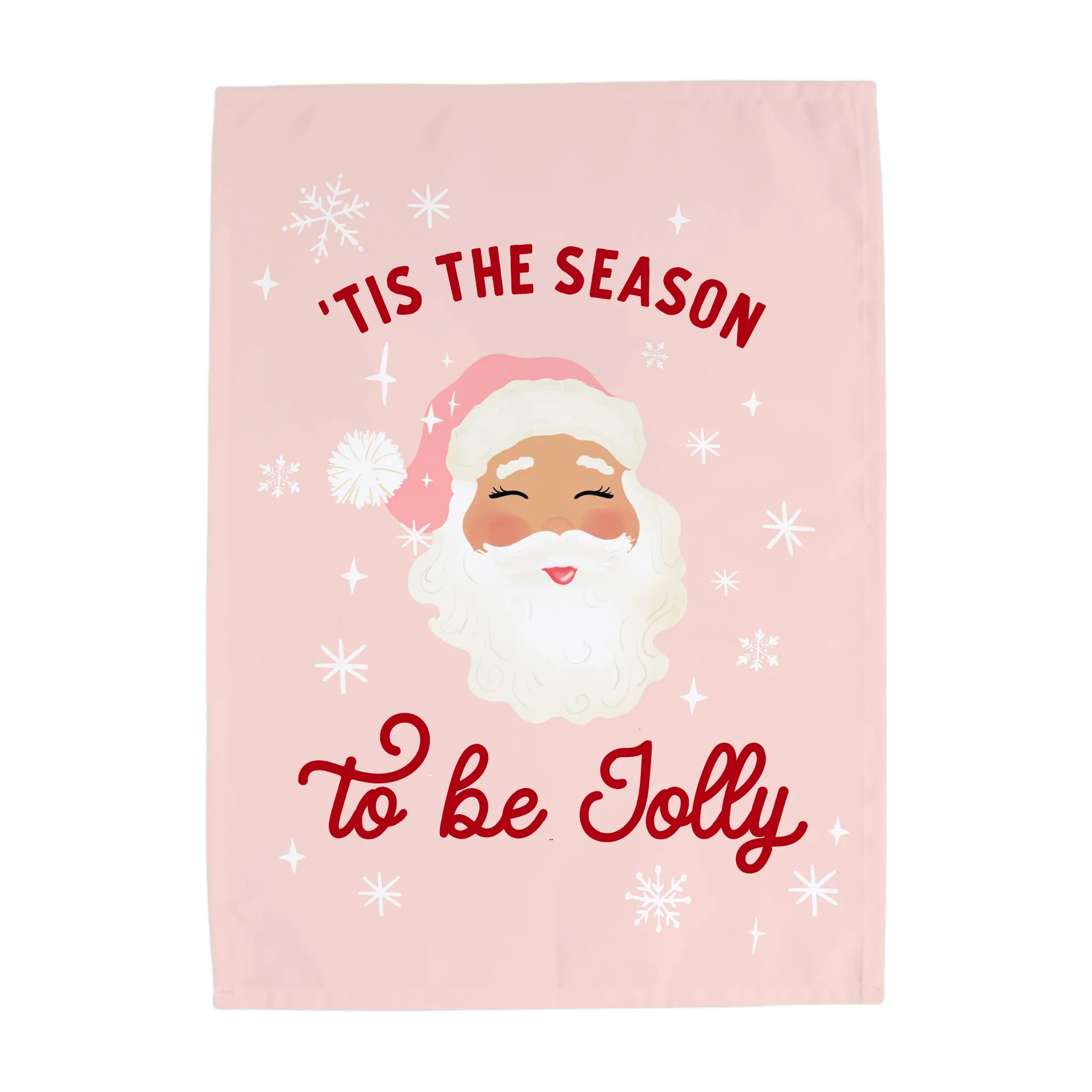 {Pink} Tis The Season to be Jolly Banner | Hunny Prints