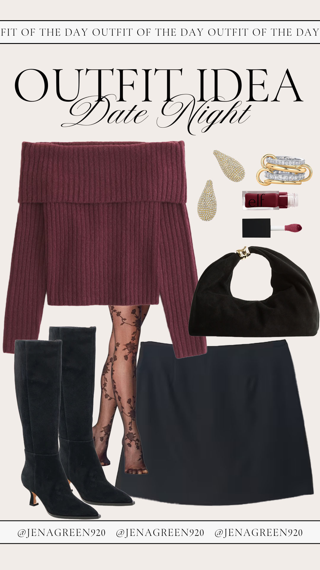 Date Night Outfit | Winter Date Night | Burgundy Date Night Outfits 

 #LTKHoliday #LTKootd #LTKSeasonal