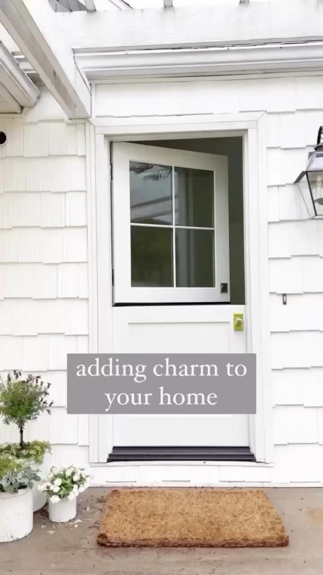 Boring or builder grade home? 

These are a few of my favorite ways to add charm:
🤍dutch door
🤍unlacquered brass hardware (that patinas with time)
🤍mixing and matching hardware
🤍brick and herringbone floors
🤍unique hardware

What is your favorite way to add charm?

#LTKFamily #LTKStyleTip #LTKHome