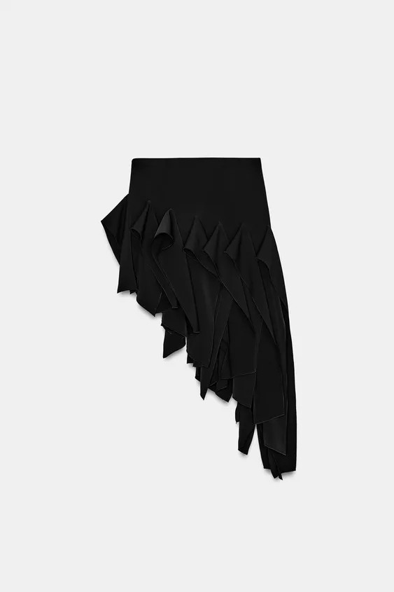 ZW COLLECTION ASYMMETRIC SKIRT | Zara UK