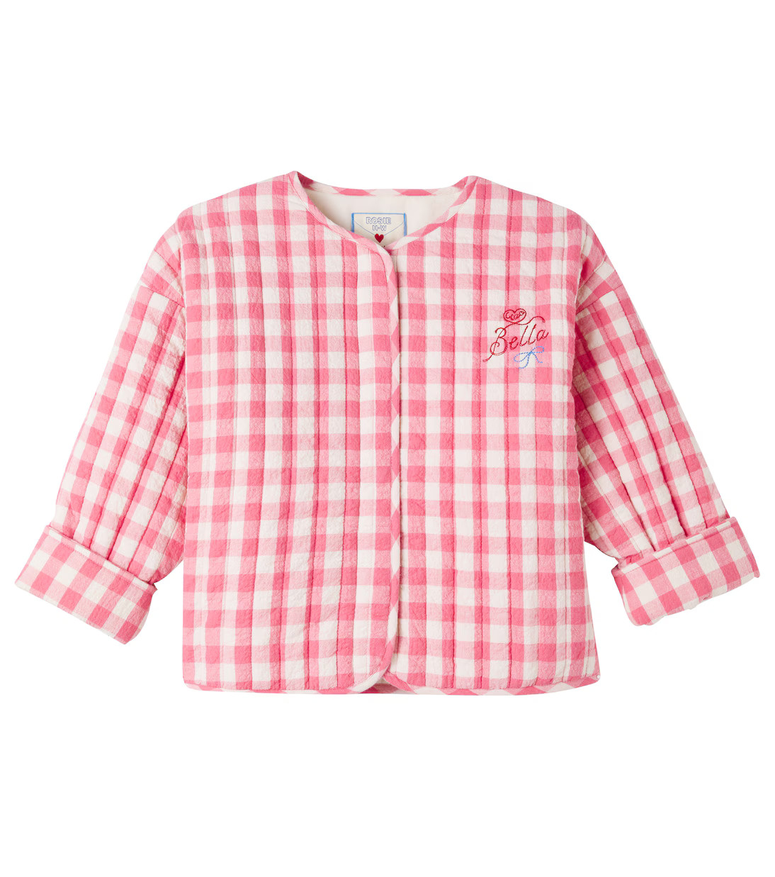 Embroidered gingham cotton jacket | Mytheresa (US/CA)