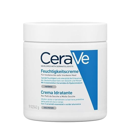 CeraVe Feuchtigkeitscreme, Reichhaltige Creme für trockene bis sehr trockene & zu Neurodermitis ... | Amazon (DE)