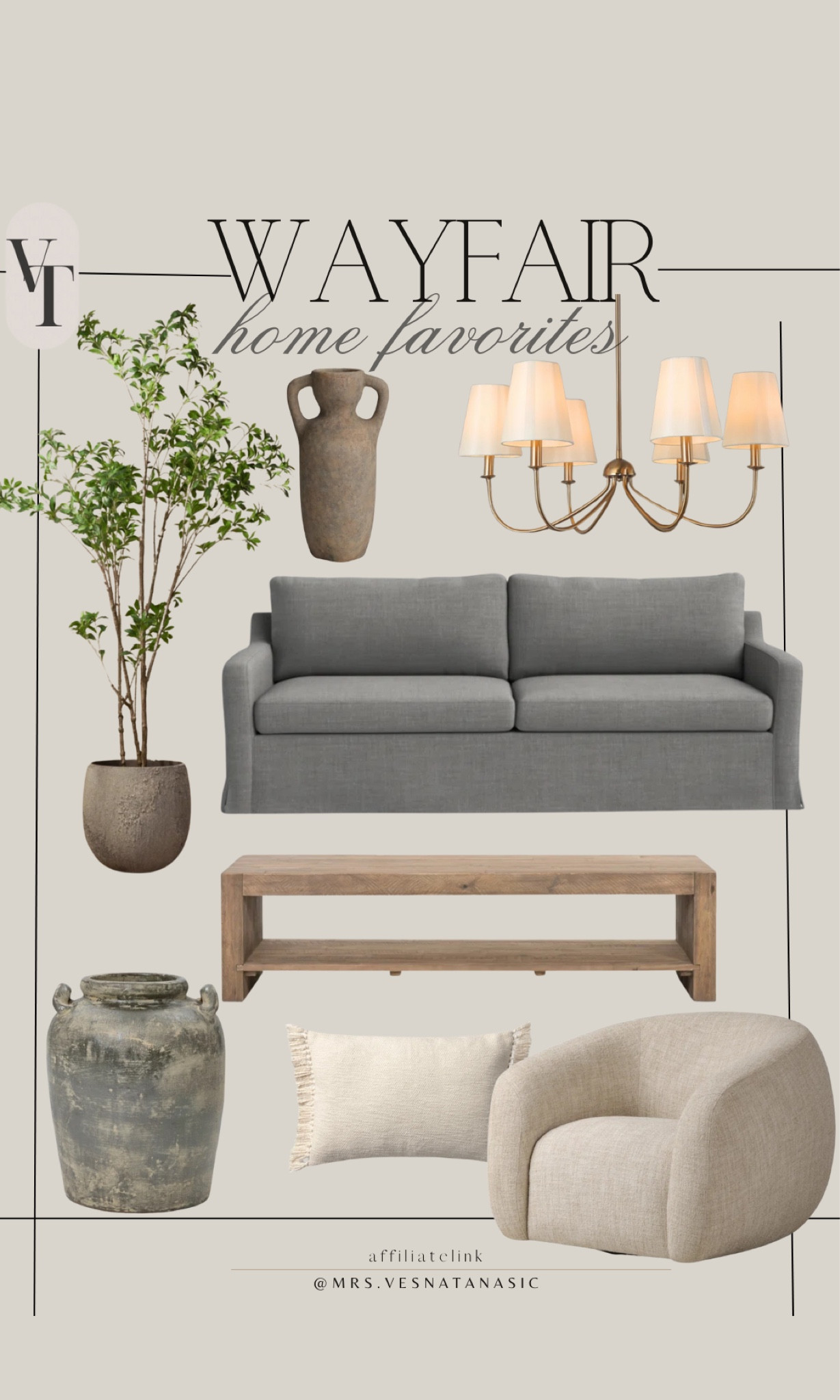 Wayfair home decor finds and furniture on sale! This sofa is so gorgeous and I love this large coffee table. @wayfair #wayfairfinds #wayfair #wayfairpartner #livingroom 

#LTKSaleAlert #LTKHome #LTKxWayfair