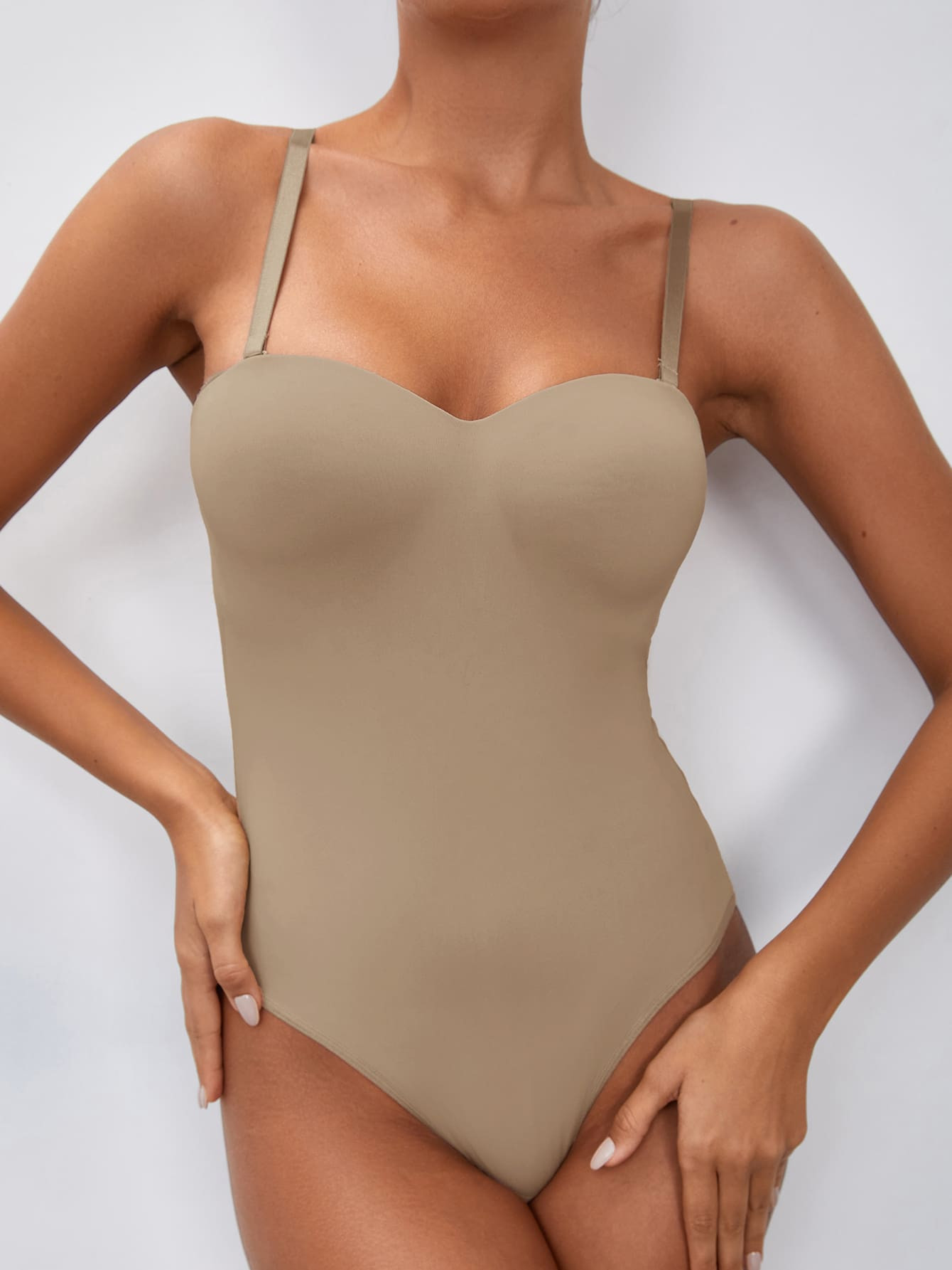 Solid Shapewear Bodysuit | SHEIN