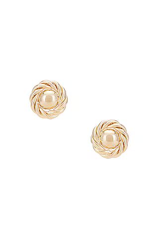 Jordan Road Jewelry Coco Earrings in Gold | FWRD | FWRD 