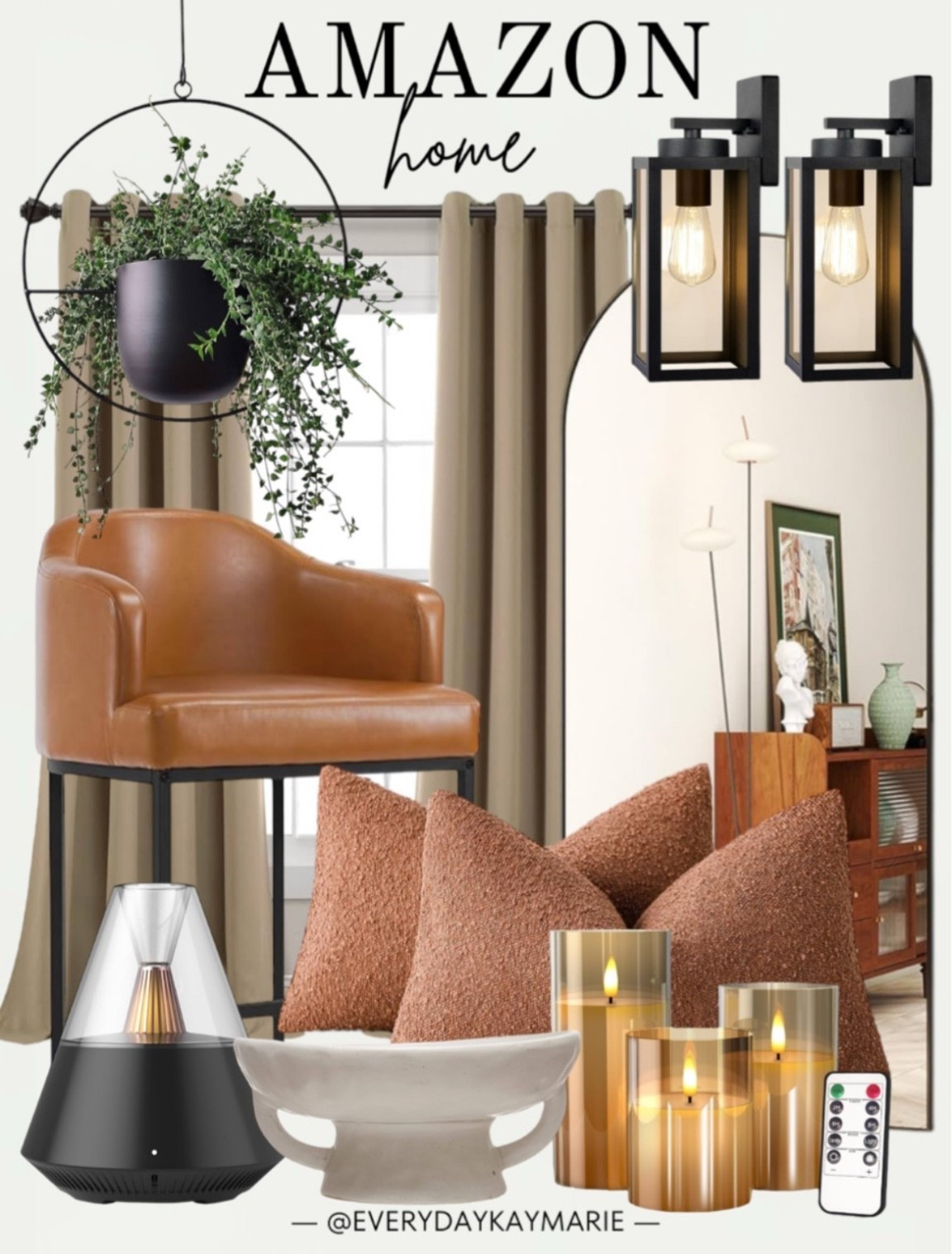 Amazon modern home finds 🖤

Living room curtains, neutral curtains, wall light fixtures, lanterns, LED flameless, candles, textured accent throw pillows, Boho metal plant hanger, oil diffuser, barstool chairs




#LTKStyleTip #LTKHome #LTKSeasonal