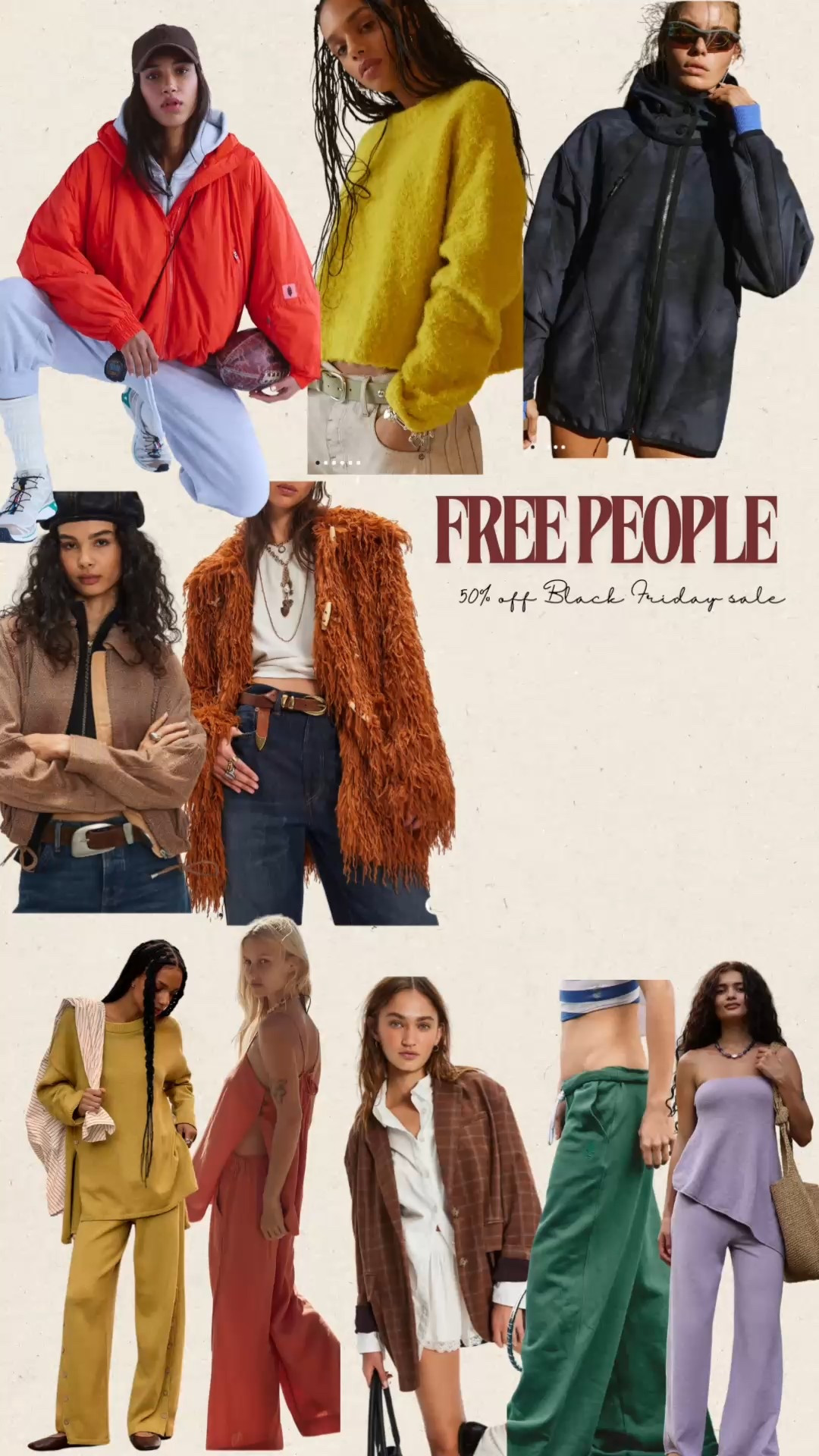Free people 50% off Black Friday sale - no code needed! 

#LTKCyberWeek #LTKGiftGuide #LTKSaleAlert