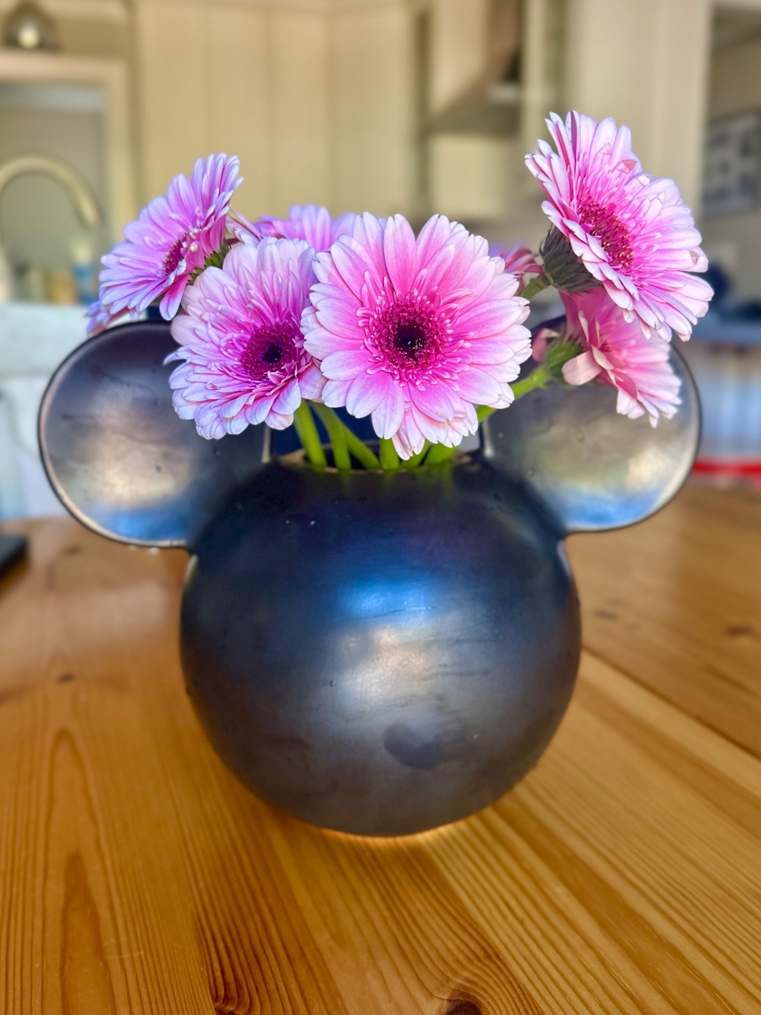 Sorry, but I really love my new Mickey vase. Had to post it again with my new flowers.  Do you like it with daisies or roses better? ￼

#LTKHome #LTKValentine